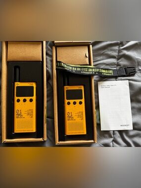 Beebest Lito Yellow Portable Two-Way Radio Walkie Talkie